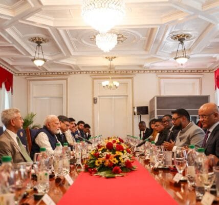 India and Guyana sign ten agreements to enhance cooperation in health, hydrocarbons, agriculture and other sectors
