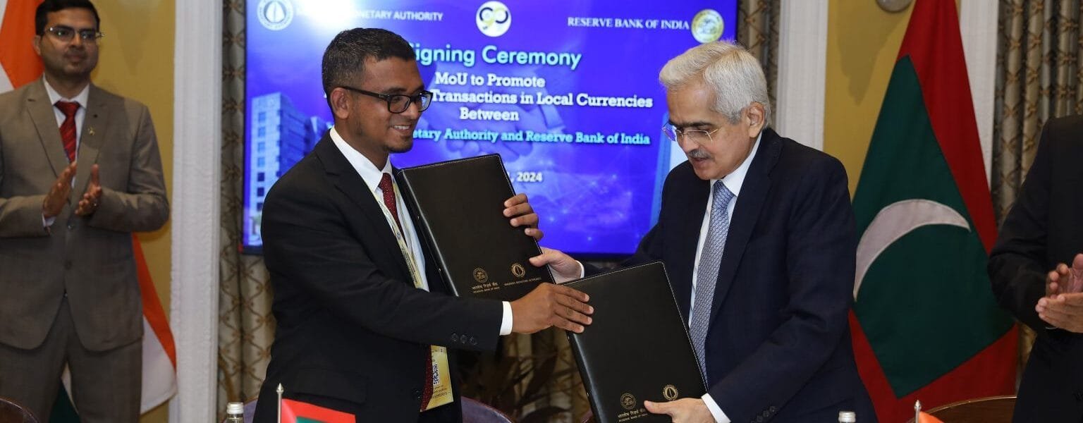 India and Maldives will now transact in their respective currencies