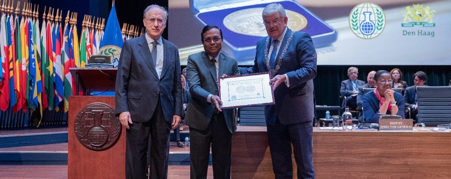 Indian Chemical Council awarded the 2024 OPCW-The Hague Prize