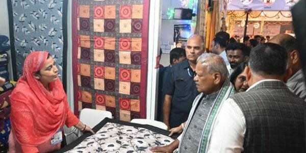 Jitan Ram Manjhi inaugurated the MSME Pavilion at the 43rd India International Trade Fair (IITF), 2024