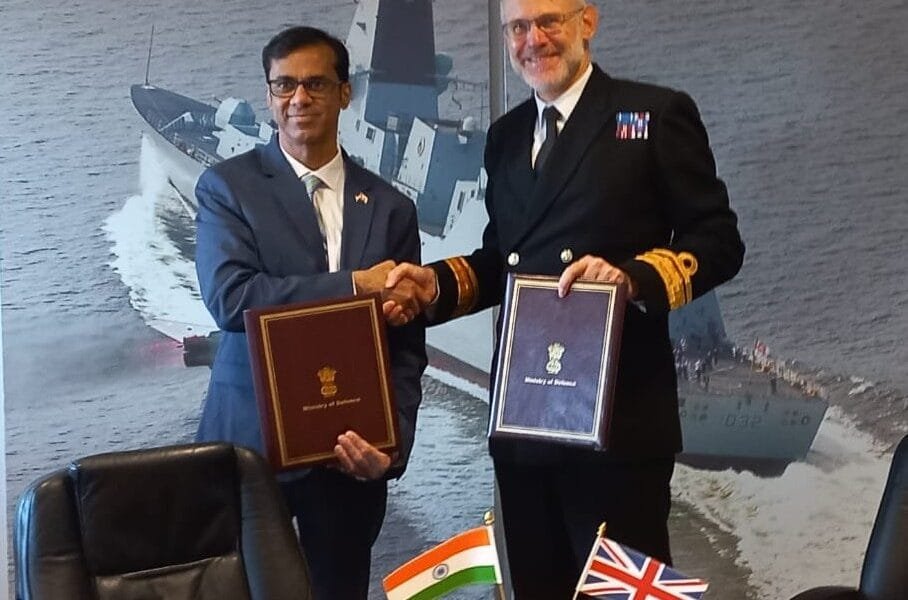 Letter of Intent signed with UK for cooperation on design and development of electric propulsion systems for Indian Navy