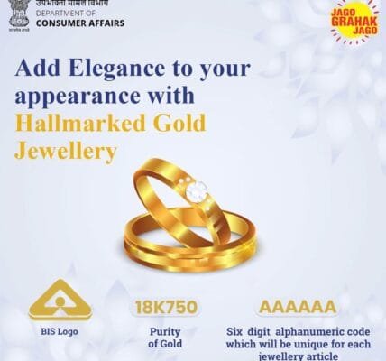 More than 40 crore gold jewelery has been hallmarked so far