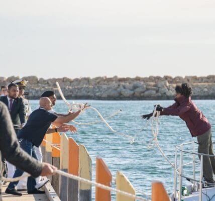 Navika Sagar Parikrama II INSV Tarini boat reaches Freemantle, Australia