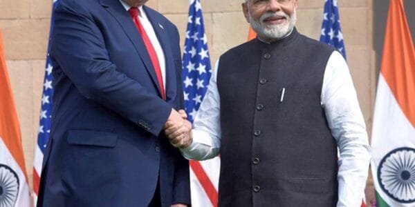 PM Narendra Modi welcomes US President Donald Trump