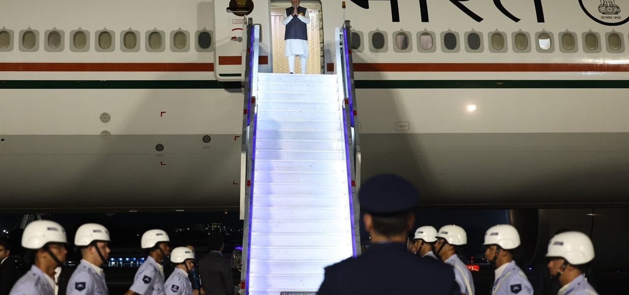 PM Modi reached Brazil to attend G-20 summit