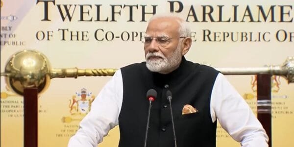 PM Narendra Modi addressed a special session of the Parliament of Guyana