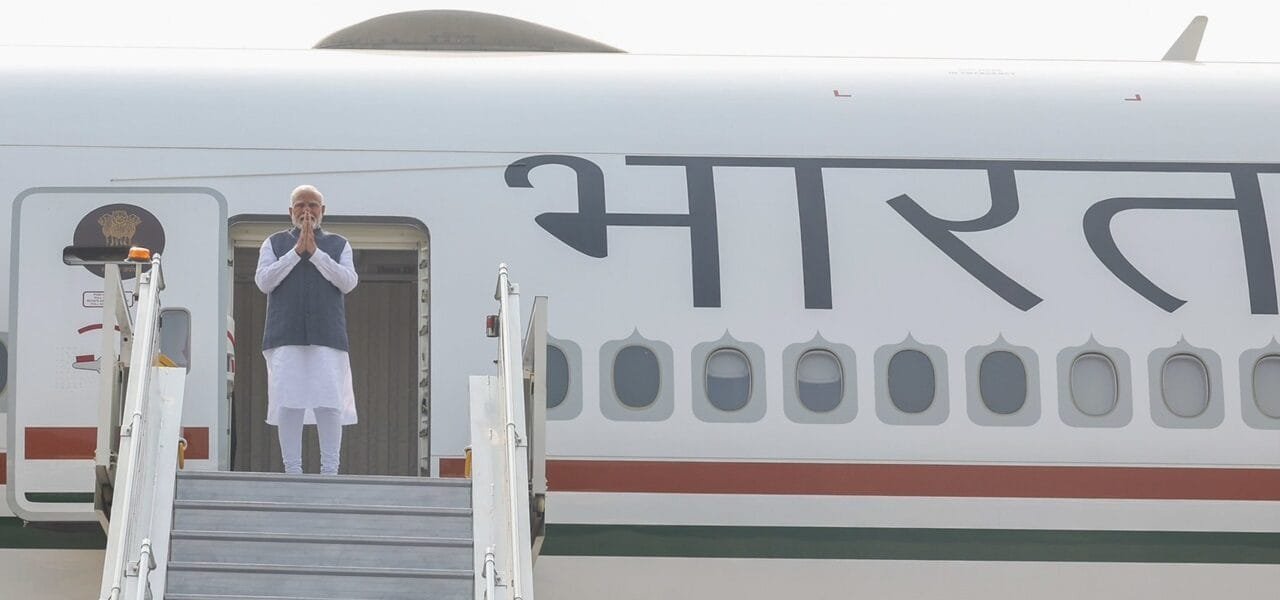 PM Narendra Modi leaves for a five-day visit to Nigeria, Brazil and Guyana