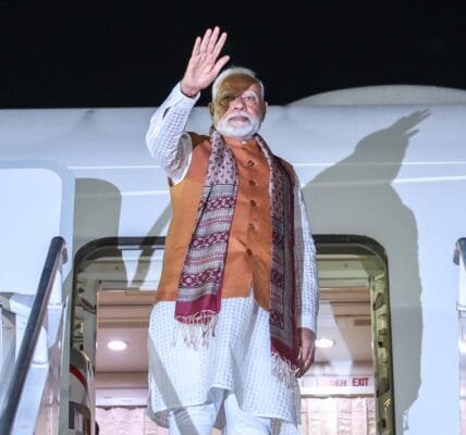 PM Narendra Modi returned home after his three-nation visit to Nigeria, Brazil and Guyana