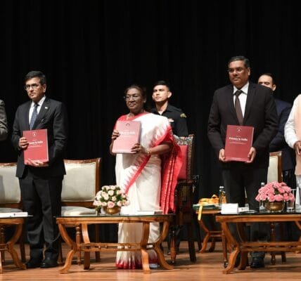 President Draupadi Murmu released three publications of the Supreme Court today