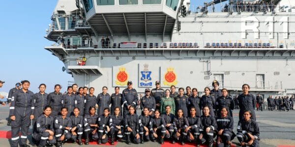 President Draupadi Murmu witnesses operational display of Indian Navy at sea
