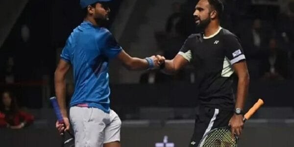Ritwik Chaudhary and Arjun Khade reached the semi-finals of the men's doubles in the Bratislava Open Tennis Tournament