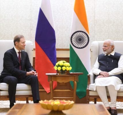 Russian Deputy Prime Minister meets PM Modi; Discussions on enhancing cooperation in various areas including trade and economic relations, energy, connectivity