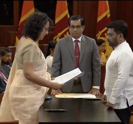 Sri Lanka's newly appointed Council of Ministers today took oath before President Anura Kumara Dissanayake at the Presidential Secretariat in Colombo
