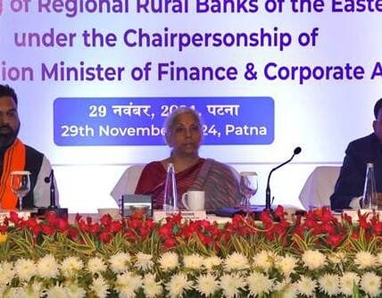 Union Finance Minister Nirmala Sitharaman chaired a performance review meeting of 8 Regional Rural Banks (RRBs) of Bihar, Jharkhand, Odisha and West Bengal