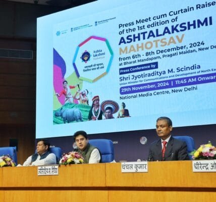 Union Minister Jyotiraditya M. Scindia presided over the inaugural ceremony of Ashtalakshmi Mahotsav