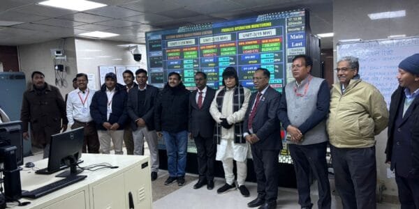 Union Minister Manohar Lal visits 45 MW NHPC Nimu Bazgo Power Station