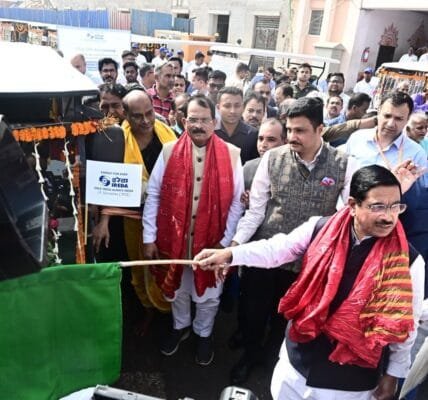 Union Minister Pralhad Joshi flagged off 10 battery operated vehicles at Jagannath Temple in Odisha under IREDA's Corporate Social Responsibility initiative