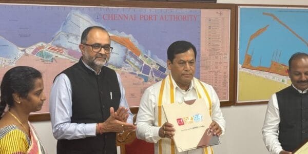 Union Minister Sarbananda Sonowal boosts Chennai Port infrastructure by inaugurating major project worth Rs 187 crore