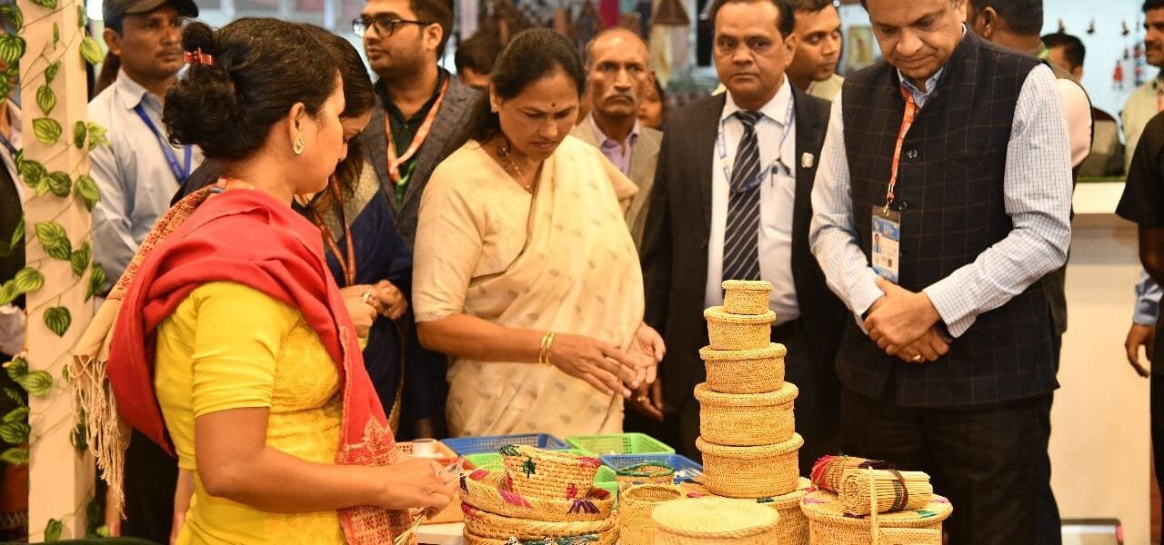 Union Minister Shobha Karandlaje visits “MSME Pavilion” at 43rd India International Trade Fair 2024