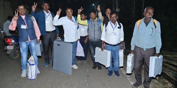 Voting for the first phase of elections in Jharkhand was completed peacefully today