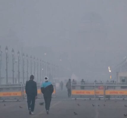 Air Quality Index (AQI) in Delhi remains in the 'poor' category
