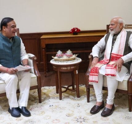 Assam CM Himanta Biswa Sarma met PM Modi today