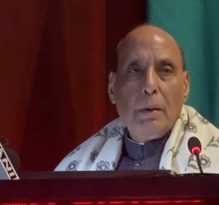 Defence Minister Rajnath Singh addressed officers at the Army War College (AWC) in Mhow, Madhya Pradesh