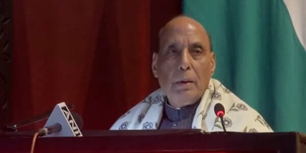 Defence Minister Rajnath Singh addressed officers at the Army War College (AWC) in Mhow, Madhya Pradesh