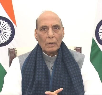 Defence Minister Rajnath Singh calls upon people to come forward and contribute generously to the Armed Forces Flag Day (AFFD) Fund