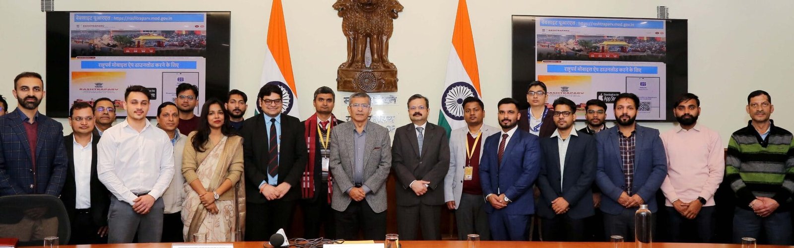 Defence Secretary Rajesh Kumar Singh launches Rashtraparv website and mobile app on Good Governance Day