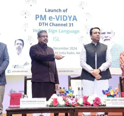 Dharmendra Pradhan launches PMEvidya DTH 24x7 channel no. 31 for Indian Sign Language