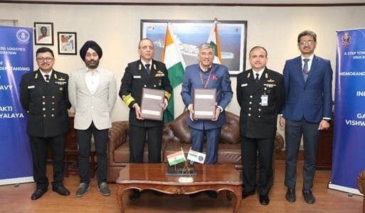 Gati Shakti University and Indian Navy sign MoU for logistics related education, research and training