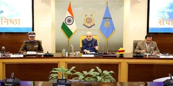 Home Minister Amit Shah visits Central Reserve Police Force (CRPF) Headquarters in New Delhi