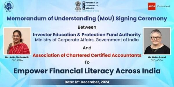 IEPFA signs a transformational Memorandum of Understanding (MoU) with ACCA to advance financial literacy, investor education and investor protection