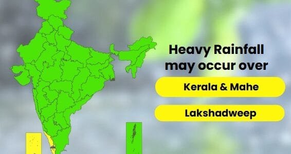 IMD Kerala has issued a red alert in five districts due to heavy rains and landslides