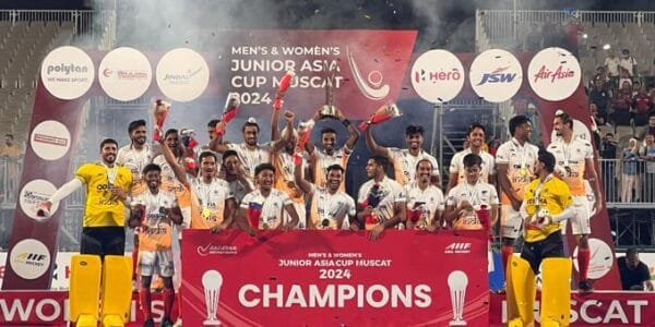 India became champion for the fifth time by defeating Pakistan in Men's Junior Hockey Asia Cup