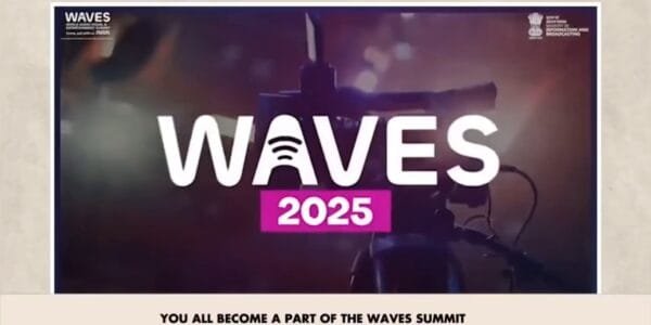 India will host the World Audio-Visual Entertainment Summit Waves for the first time in 2025