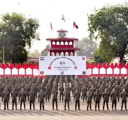 Indian Army contingent leaves for Indo-Nepal Joint Military Exercise Surya Kiran