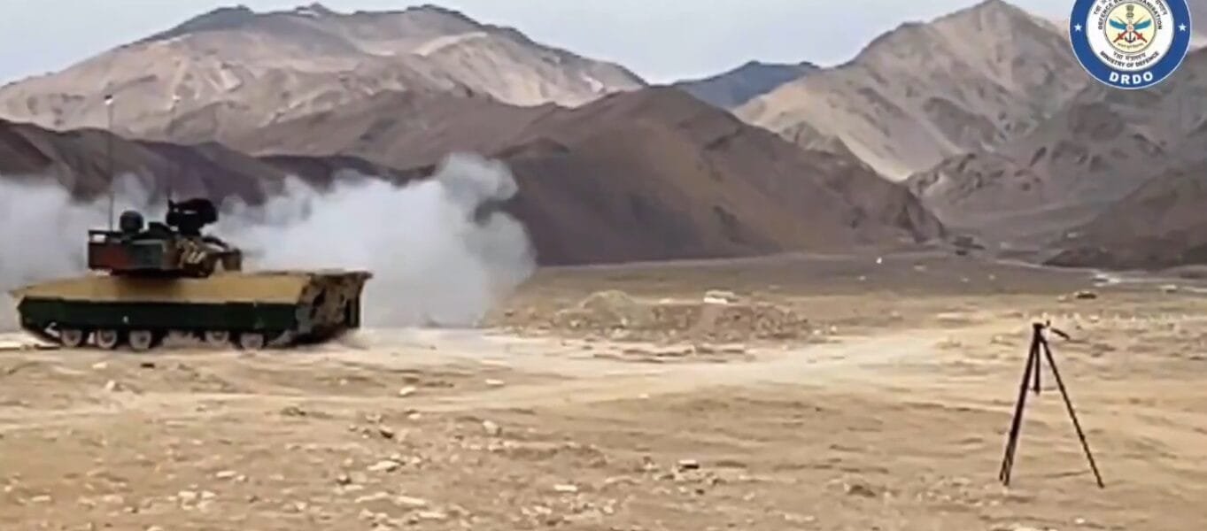 Indian Light Tank achieved a major feat by firing multiple rounds of precision fire at high altitude