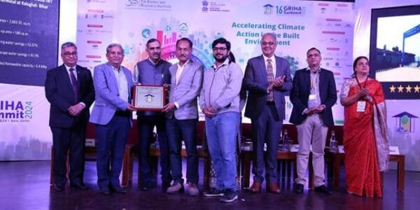 Inland Waterways Authority of India's Intermodal Terminal (IMT) at Kalughat, Bihar receives five-star SVAGRIHA rating from GRIHA Council