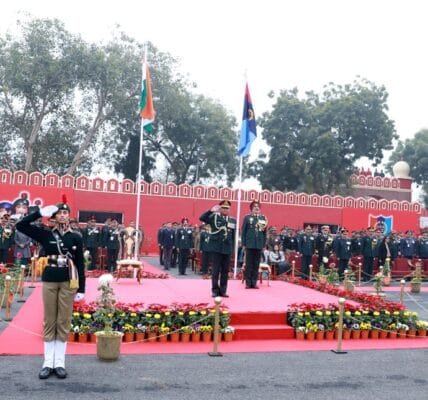 NCC Republic Day Camp-2025 began today with Sarva Dharma Puja at Cariappa Parade Ground, Delhi Cantt