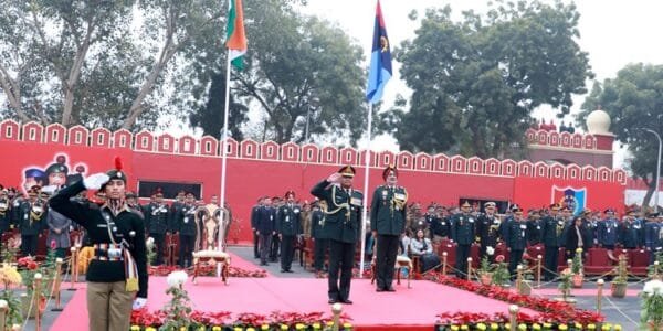 NCC Republic Day Camp-2025 began today with Sarva Dharma Puja at Cariappa Parade Ground, Delhi Cantt