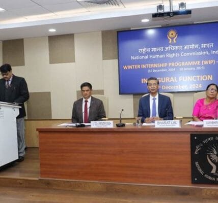 NHRC launches four-week long Winter Internship-2024 for postgraduate level students