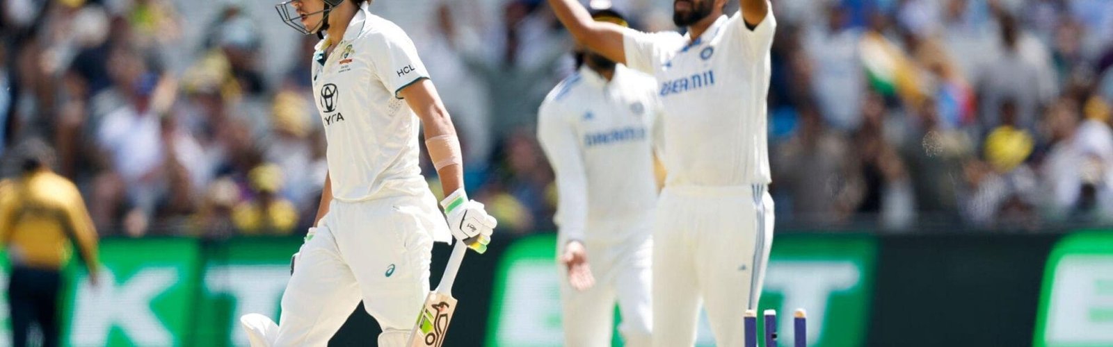 On the fourth day of the fourth cricket test match of the Border-Gavaskar Trophy, Australia scored 191 runs for 9 wickets in the second innings