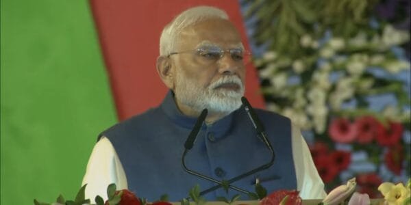 PM Modi laid the foundation stone of Ken-Betwa National River Linking Project in Madhya Pradesh