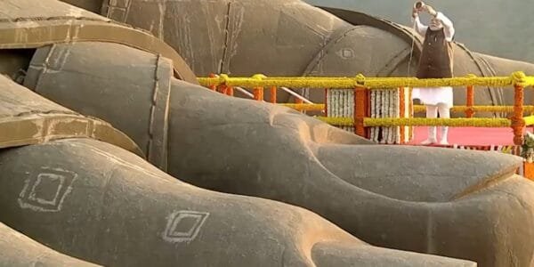 PM Modi today paid tribute to Sardar Vallabhbhai Patel on his death anniversary