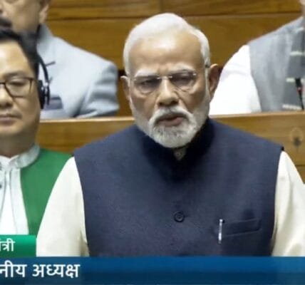PM Narendra Modi addressed the House