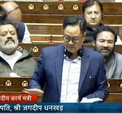 Parliamentary Affairs Minister Kiren Rijiju urges Congress and other opposition parties to fight unitedly against anti-India forces