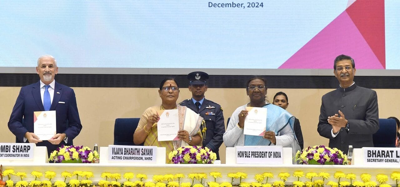 President Draupadi Murmu attended the Human Rights Day celebrations organised by the National Human Rights Commission