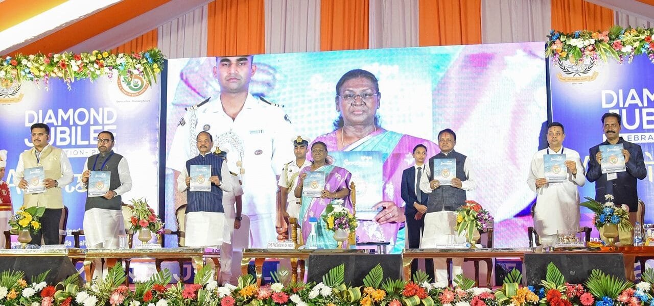 President Draupadi Murmu today attended the 75th anniversary celebrations of Gopabandhu Ayurveda Mahavidyalaya